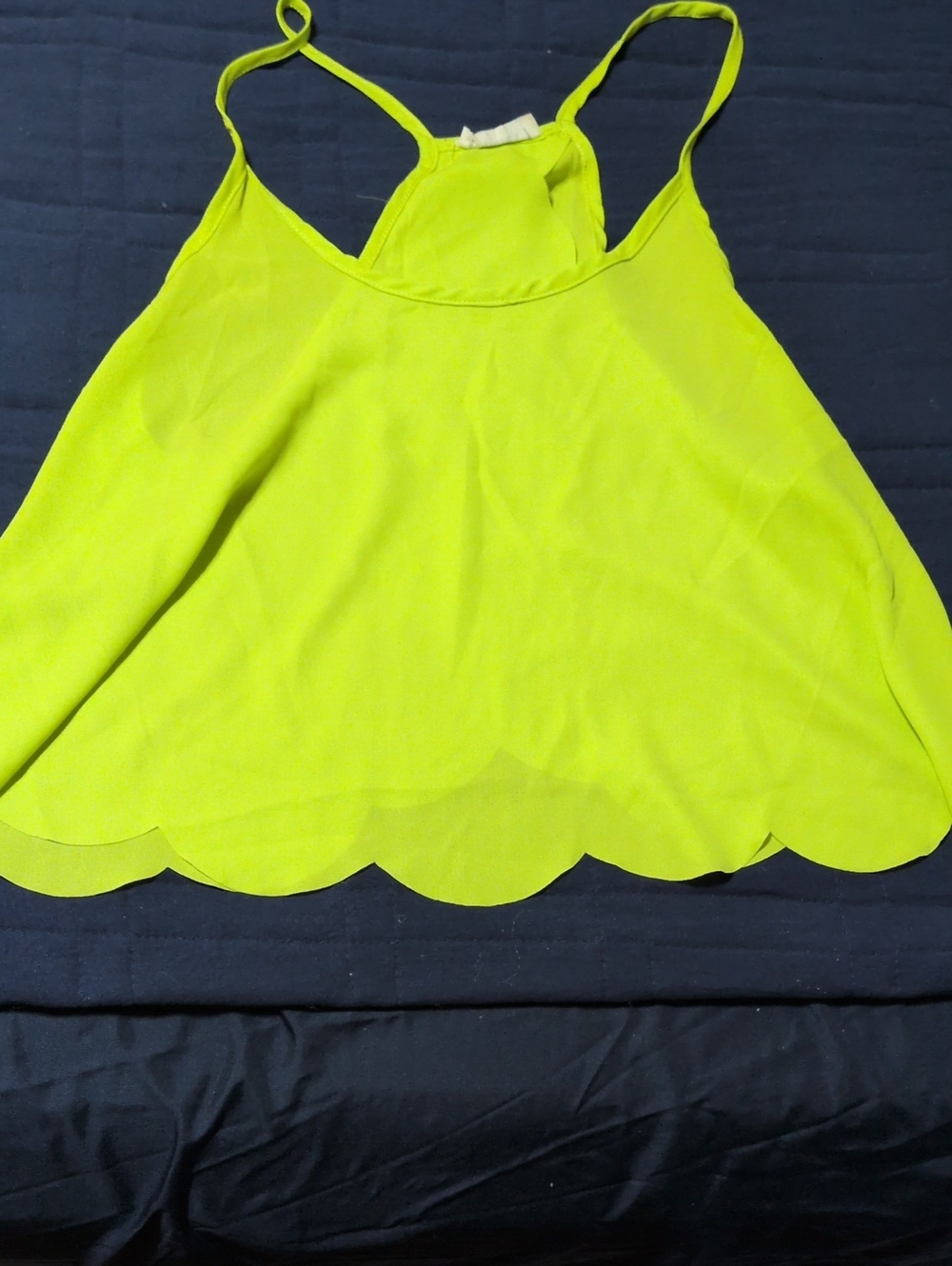 ADORA Neon Chartreuse Spaghetti Strap Cami